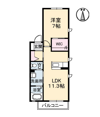 ベルバーン　 の間取り