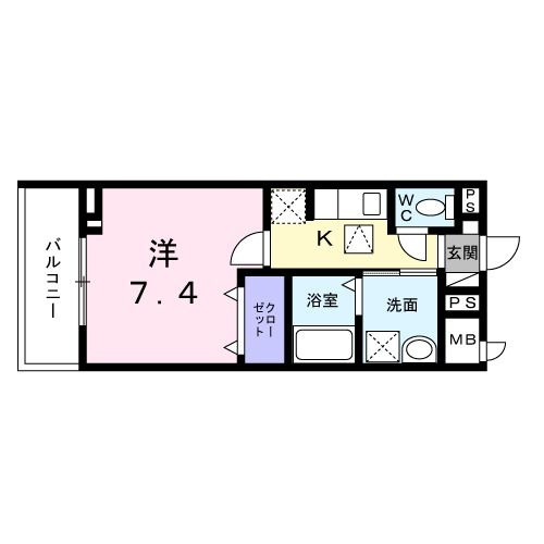 リヴィエール　ヴィラ　神代の間取り