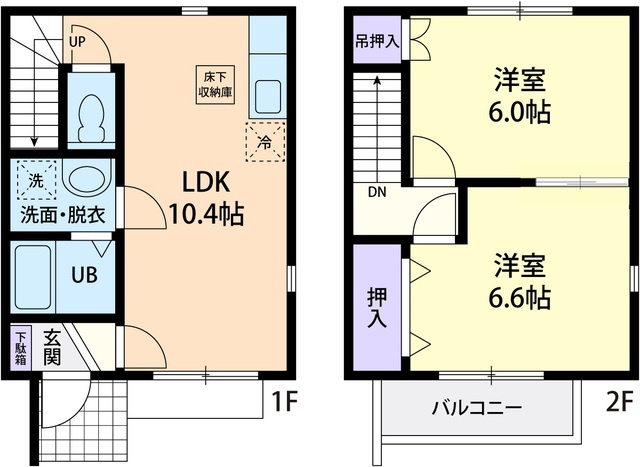 Ｌａ Ｆｏｎｔｅ　Ｂ の間取り