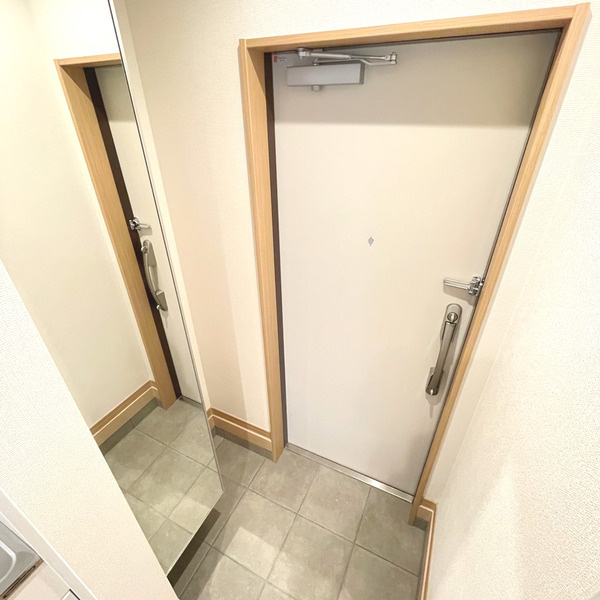 アムールあざみ野の玄関