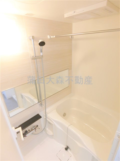 COCOCUBE大森西　東邦医大通りの浴室|追焚+浴室乾燥機付きのバスルーム　お風呂