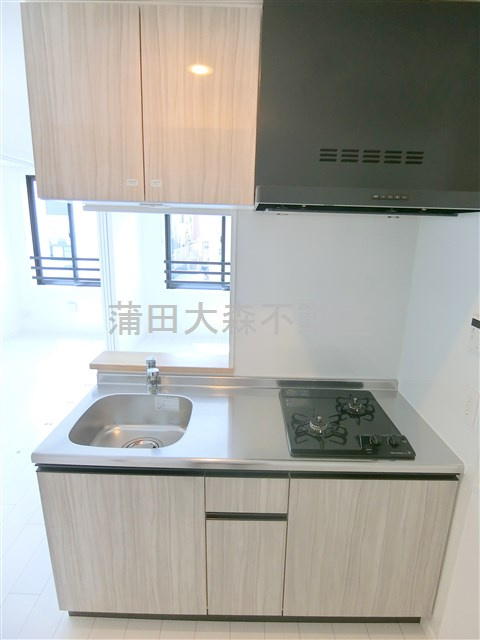 COCOCUBE大森西　東邦医大通りのキッチン|2口ガスシステムキッチン　カウンターキッチン