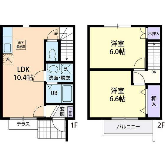 ラポール壱番館 の間取り