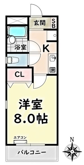 【間取り】 | ROBINⅠ【名古屋市賃貸・ワンフロアー2戸】