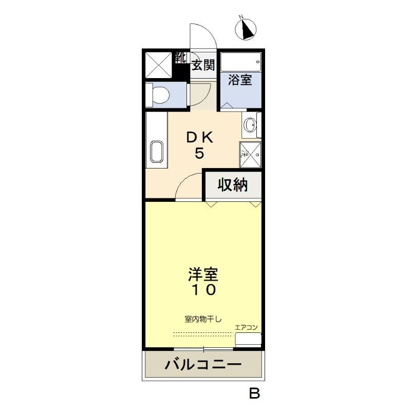 ノーブル西長瀬の間取り