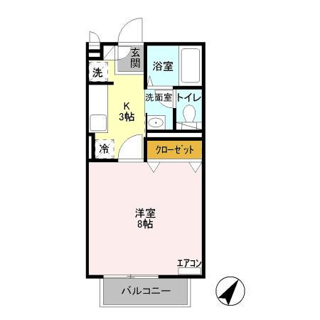 【間取り】 | メルヴェール2