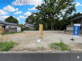前面の公道幅員が約4.8m確保されており、車の出し入れが比較的スムーズに行えます。徒歩5〜10分圏内に買い物施設や教育施設、医療機関が揃っており、非常に生活利便性が高い平坦な住宅街です。