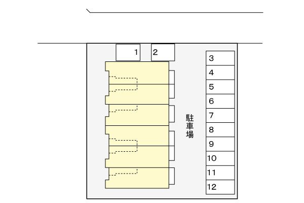 ノース　ワンの区画図