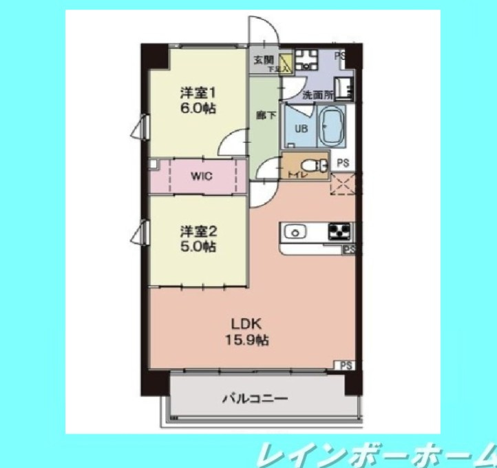 担当エリアのルームアドバイザーが直接対応いたしますの間取り