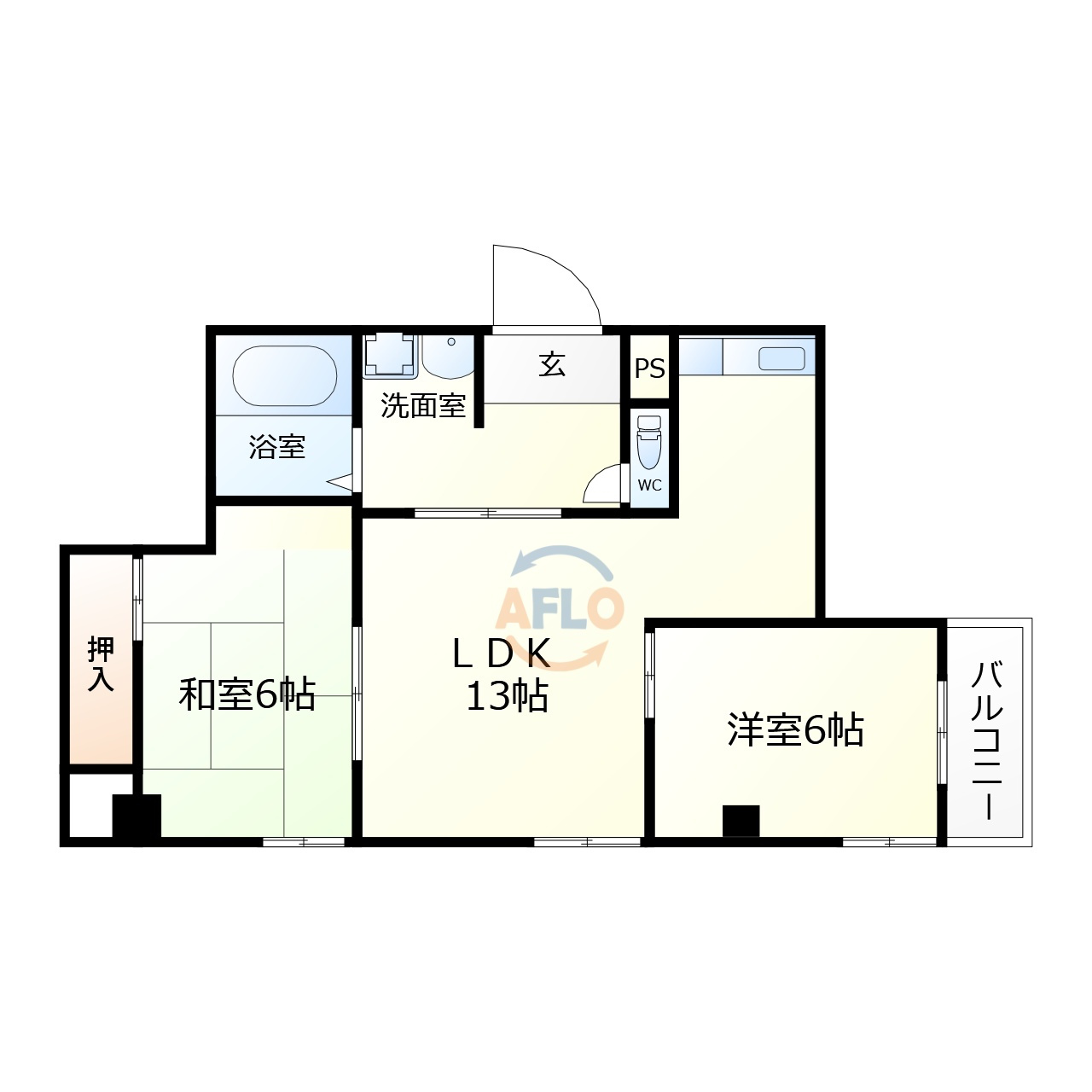 大東ビルの間取り|大東ビル　間取り