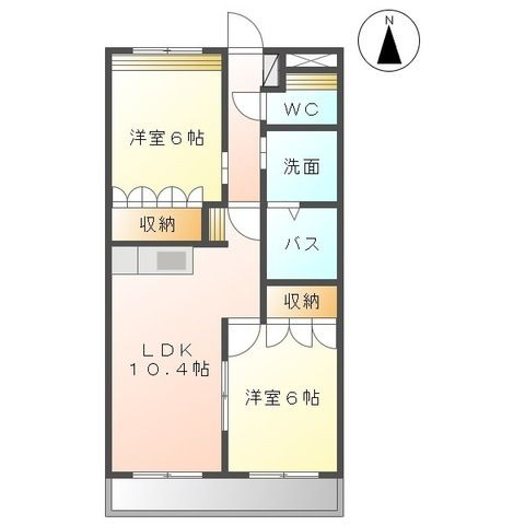 ルミナス　コートの間取り