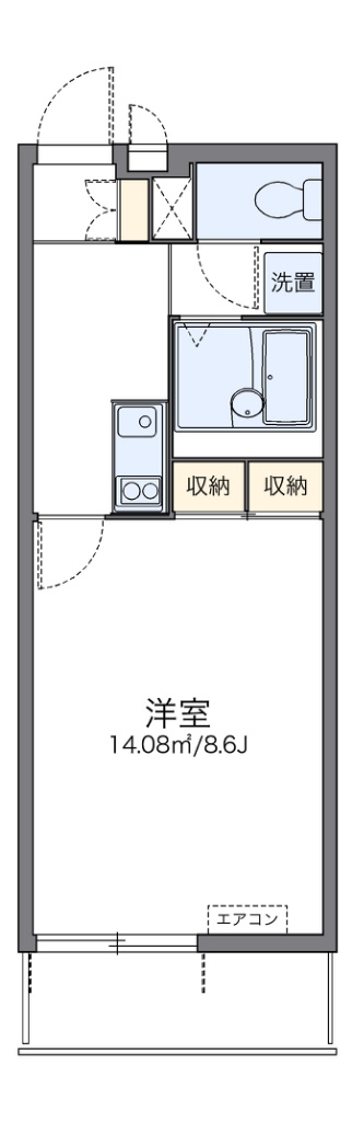 レオネクスト湘南山手館Ｃ の間取り