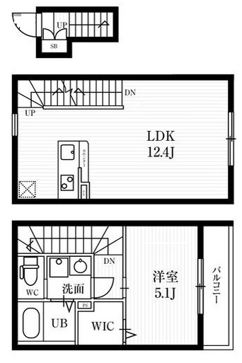 ミハス旗の台の間取り|間取りです。