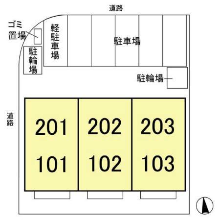 S・V・P・ナインの区画図