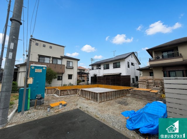 加古川市加古川町大野　第10期　新築一戸建ての外観|現在の進捗状況です！順調に作業進行中、完成が待ち遠しいです！詳細の間取り等、お気軽にお問い合わせください！
