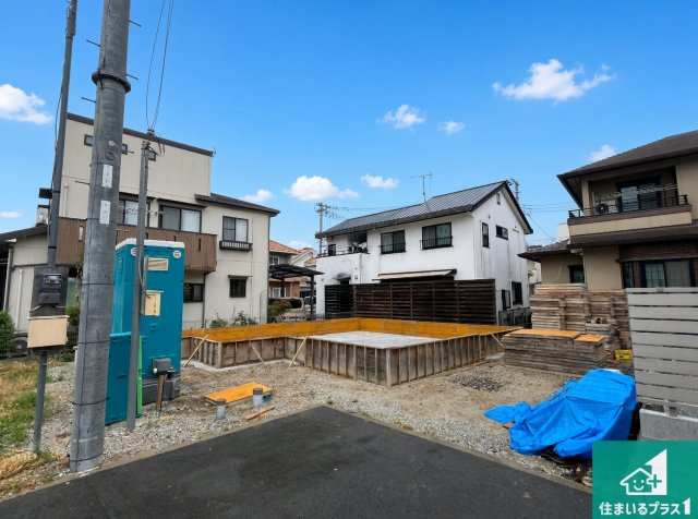 加古川市加古川町大野　第10期　新築一戸建ての外観|現在建築中！落ち着いた街並みで新生活を始めることが出来そう！周辺の物件も併せてご紹介させて頂きます！