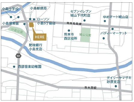 シャルムコート西区役所12号棟の地図