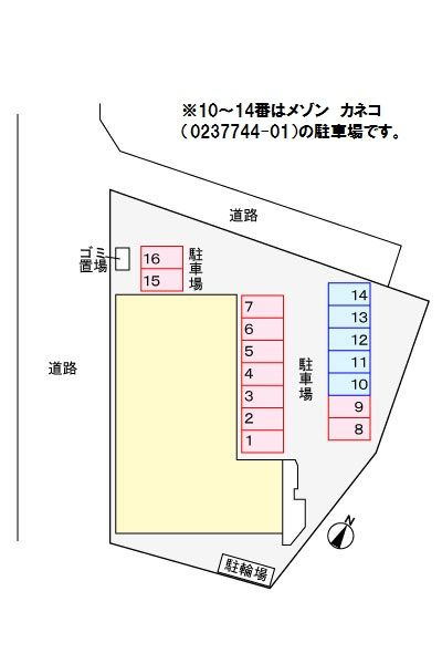 ドゥーメゾンの区画図