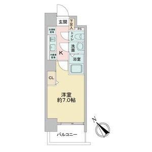アステリ鶴舞エーナの間取り