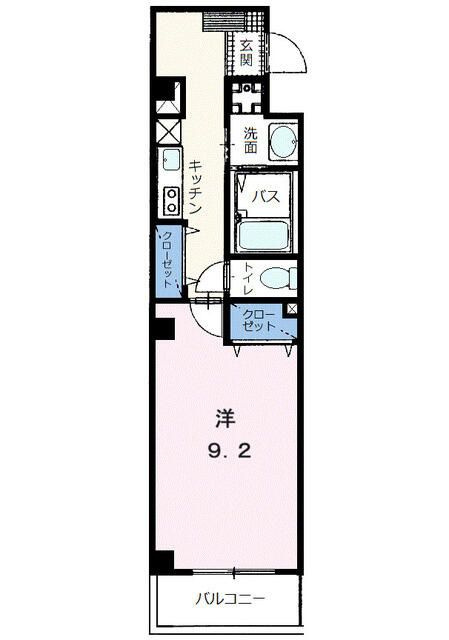 メゾン　ド　リーフの間取り|間取りです。