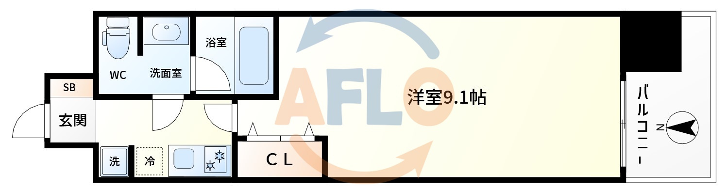レジディア京町堀の間取り|レジディア京町堀　間取り