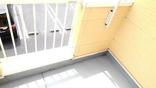 落ち着いた時間を過ごせるバルコニーです