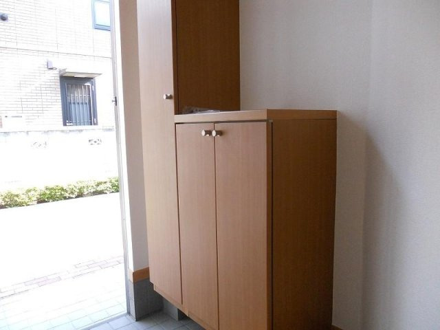 シンプルで使いやすい玄関です