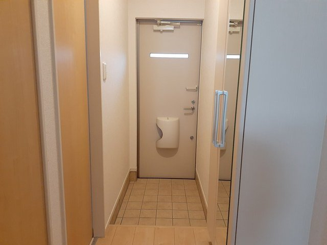 シンプルで使いやすい玄関です