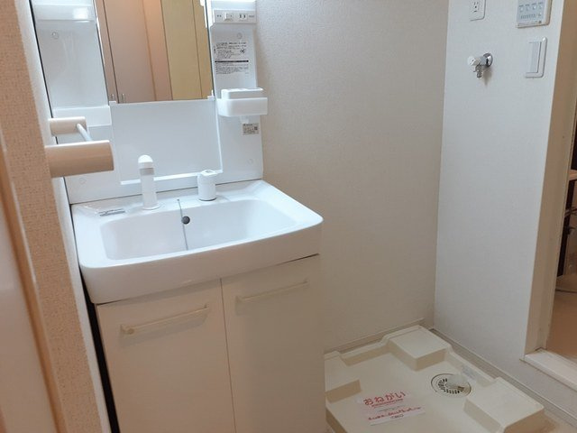 忙しい朝には欠かせない洗面所です