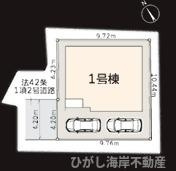茅ヶ崎市南湖５丁目　新築戸建の完成予想図