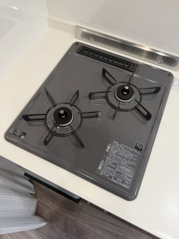 杉並区高円寺北２丁目の中古マンションのキッチン|2口ガスコンロ