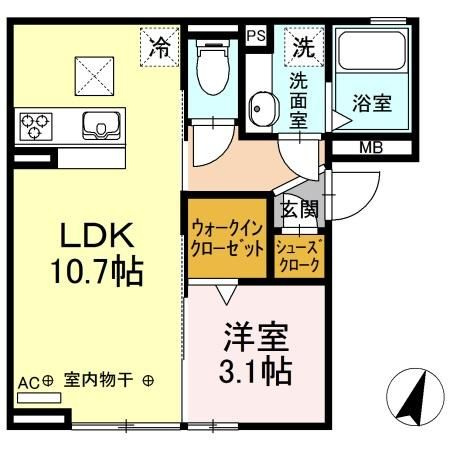 コートIの間取り