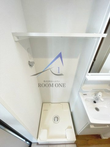 アルモ武蔵関の設備|洗濯機置き場です。