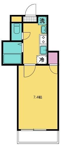 アルモ武蔵関の間取り|間取りです。