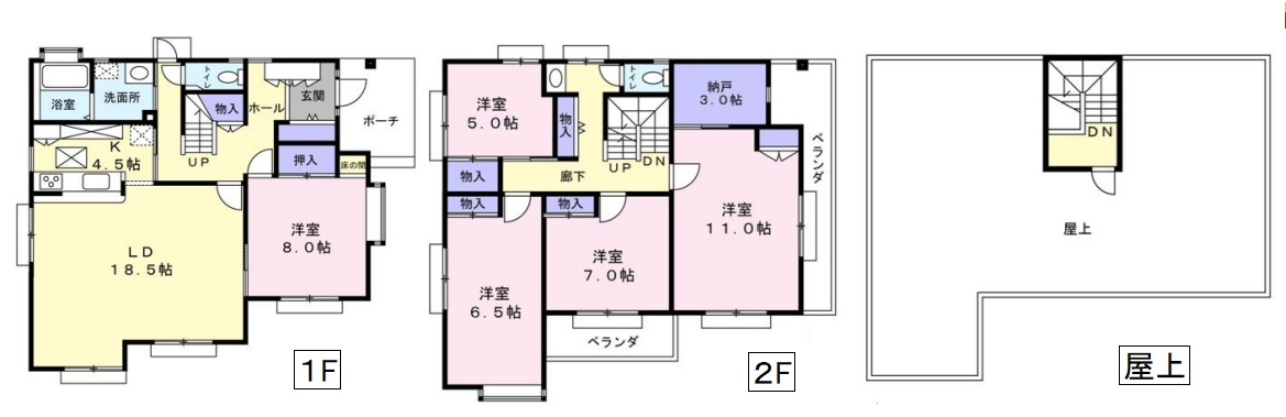 成田市並木町　中古戸建の間取り|図面と現況に相違がある場合、現況を優先致します。