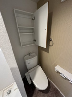 ゆったりとした空間のトイレです