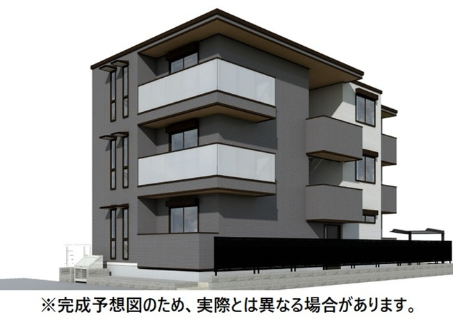 【外観パース】LUANA本山