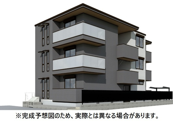 【外観パース】LUANA本山 