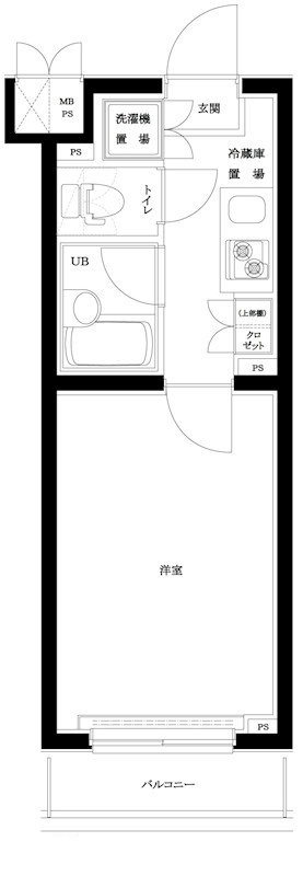 ルーブル蒲田南の間取り|間取りです。