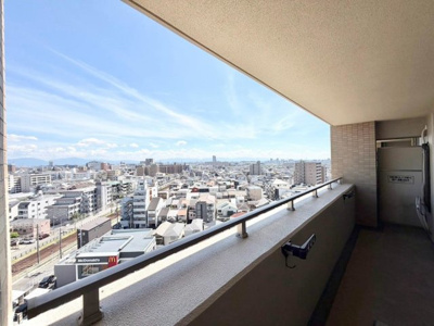【展望】 | プレサンス住吉リファイン | １１階部分ですよ！通風・眺望良好ですので、爽やかな気分でお過ごしいただけますよ！