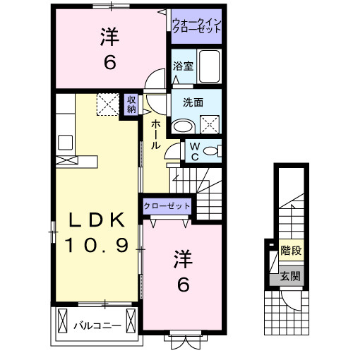 アルデバランＢの間取り