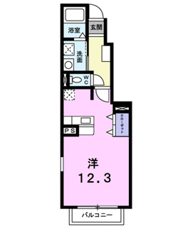【間取り】 | クレメント・エヌ　Ａ