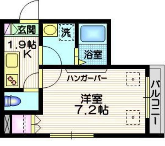 ファミール西大井の間取り
