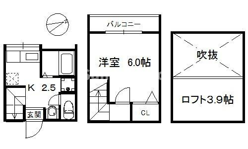 エレガンテ室見 の間取り