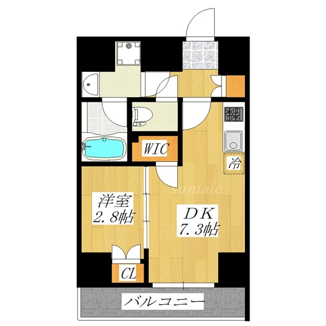 ＡＬＴＥＲＮＡ十条の間取り|北向きのお部屋です☆