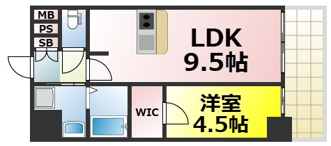 【間取り】 | プレサンスDOMECITYコレーレ 仲介手数料無料