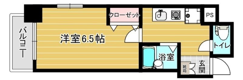マンション花房の間取り