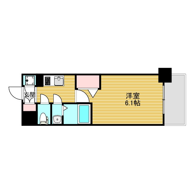 エスリード江坂アンムートの間取り