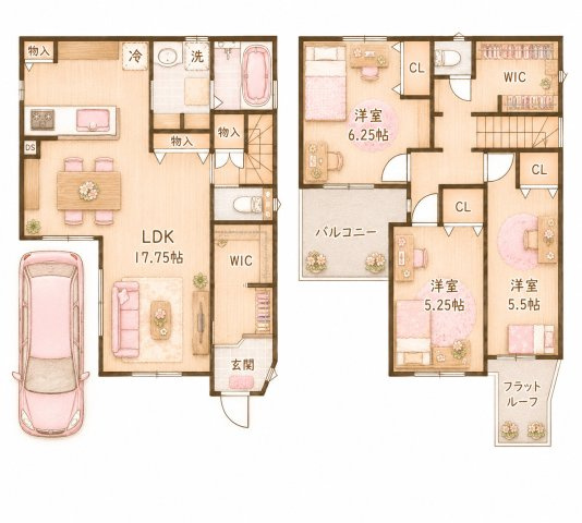 大宮通3丁目　中古一戸建ての間取り|間取り図はいかがですか？ご希望を叶える間取りですか？リビングの広さは？水回りの位置は？カウンターキッチン？など色々な情報が集約されています。弊社ではリフォームなどのご相談も承っております。