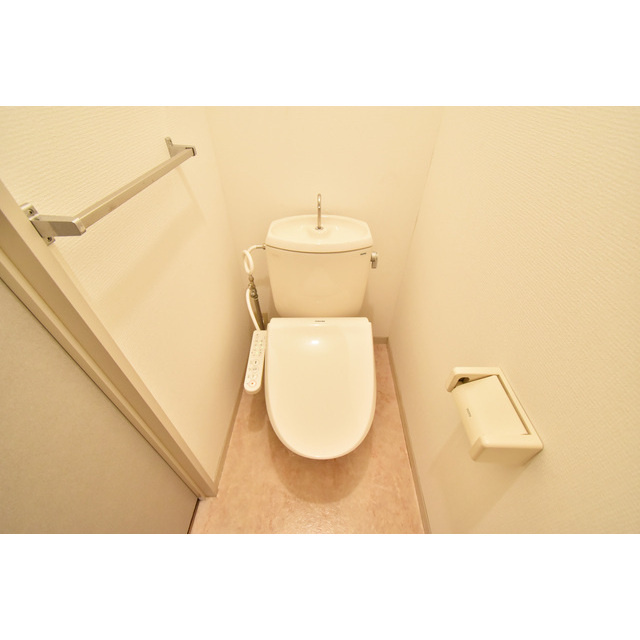 フォンテーヌ宮ノ陣ⅠB棟のトイレ|落ち着いた色調のトイレです
